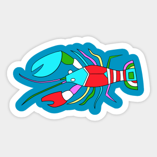 Cuban Lobster Sticker